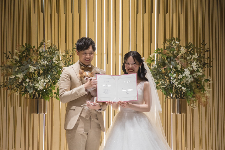 ペットと一緒に挙式?✨